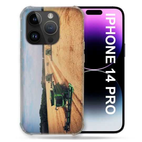 Coque Pour Iphone 14 Pro (6.1) Agriculture Moissonneuse