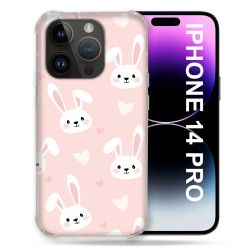 Coque Pour Iphone 14 Pro (6.1) Animal Lapin Rose