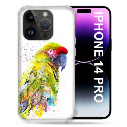 Coque Pour Iphone 14 Pro (6.1) Animal Perroquet Jaune