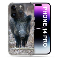 Coque Pour Iphone 14 Pro (6.1) Chasse Sanglier Pin