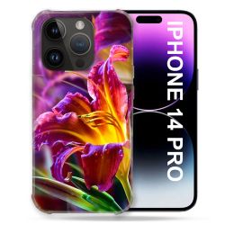 Coque Pour Iphone 14 Pro (6.1) Fleur Lys Color