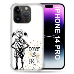 Coque Pour Iphone 14 Pro (6.1) Harry Potter Dobby Free Blanc