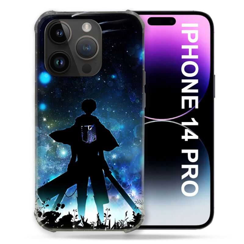 Coque Pour Iphone 14 Pro (6.1) Manga Attaque Titans Levi