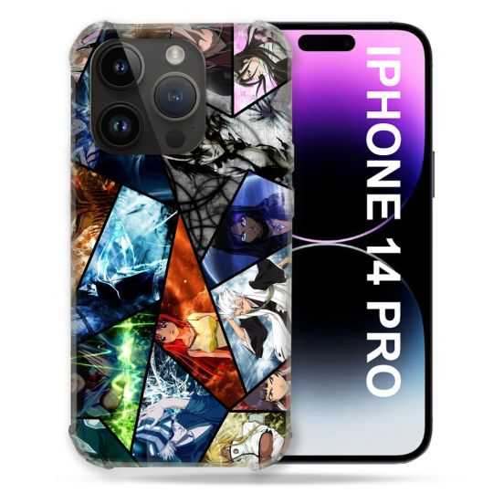 Coque Pour Iphone 14 Pro (6.1) Manga Bleach Pele Mele