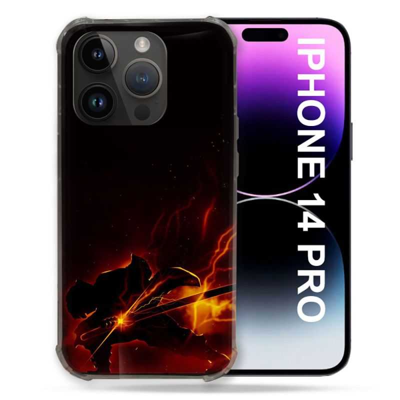 Coque Pour Iphone 14 Pro (6.1) Manga Demon Slayer Electric