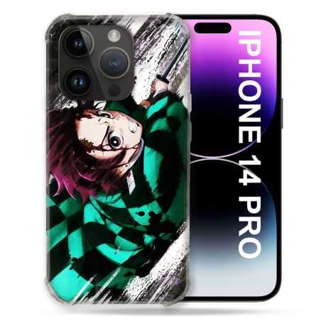 Coque Pour Iphone 14 Pro (6.1) Manga Demon Slayer Tanjiro