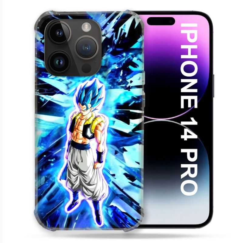 Coque Pour Iphone 14 Pro (6.1) Manga Dragon Ball Gogeta Lumiere