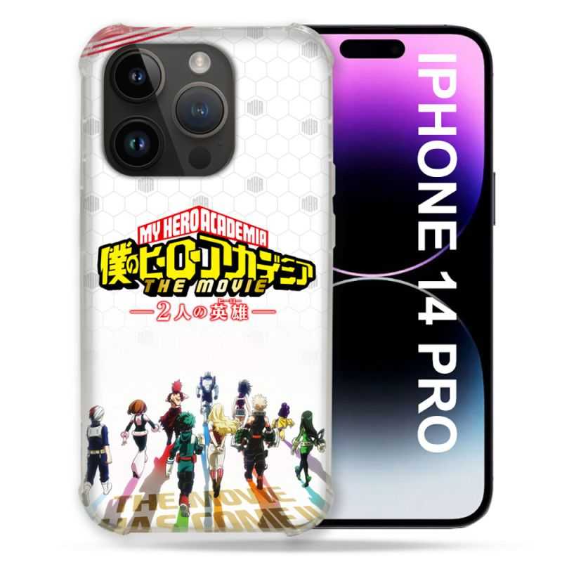 Coque Pour Iphone 14 Pro (6.1) Manga My Hero Academia Blanc