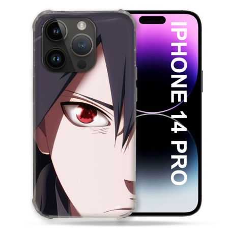 Coque Pour Iphone 14 Pro (6.1) Manga Naruto Sasuke visage