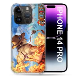 Coque Pour Iphone 14 Pro (6.1) Manga One Piece Ace Color