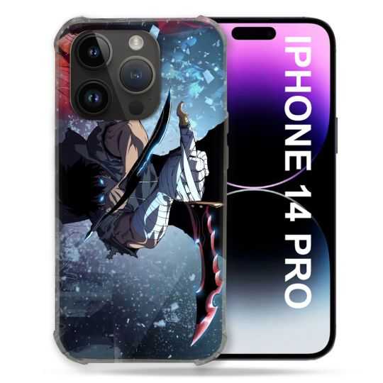 Coque Pour Iphone 14 Pro (6.1) Manga Solo Leveling Sung Epee