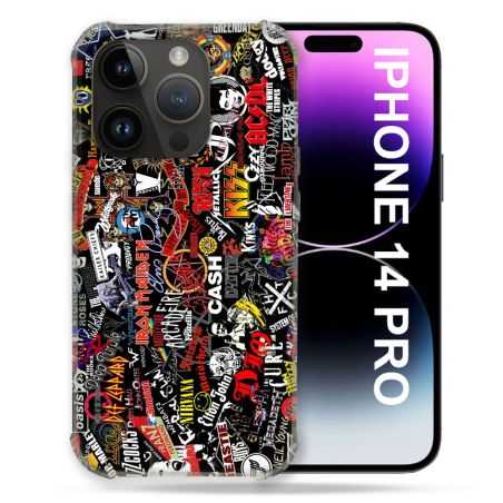 Coque Pour Iphone 14 Pro (6.1) Musique Rock Groupe