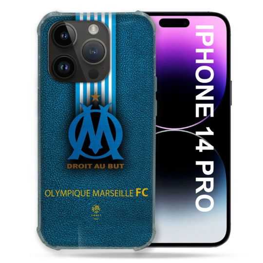 Coque Pour Iphone 14 Pro (6.1) Olympique Marseille OM Bande