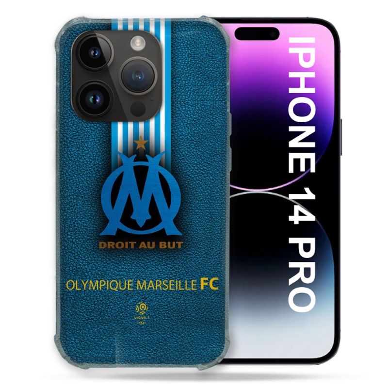 Coque Pour Iphone 14 Pro (6.1) Olympique Marseille OM Bande