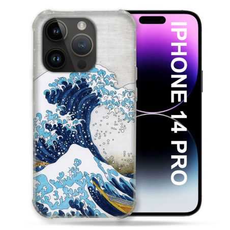 Coque Pour Iphone 14 Pro (6.1) Peinture La Grande Vague