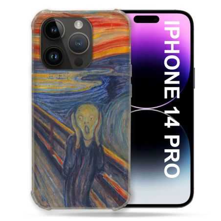 Coque Pour Iphone 14 Pro (6.1) Peinture Le Cri