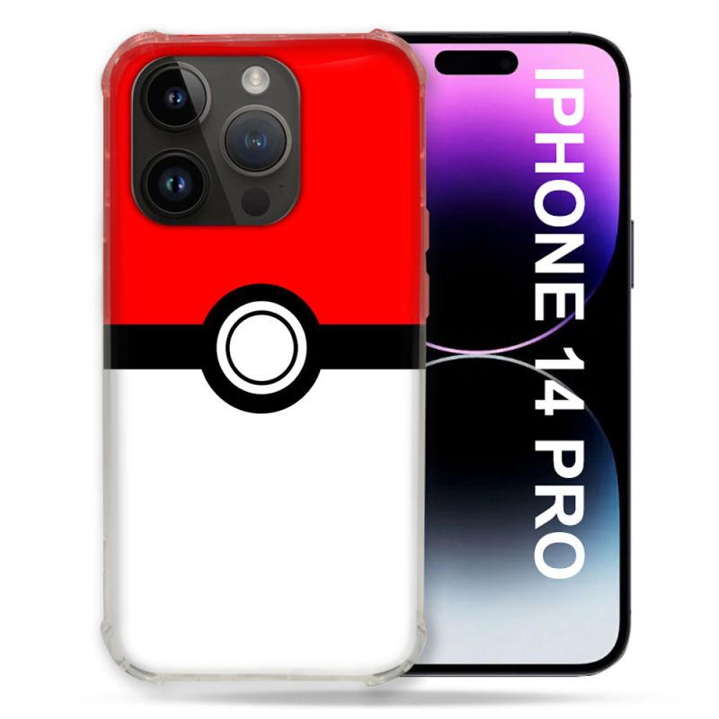 Coque Pour Iphone 14 Pro (6.1) Pokemon Pokeball