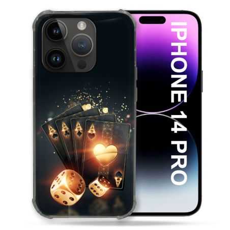 Coque Pour Iphone 14 Pro (6.1) Poker Des