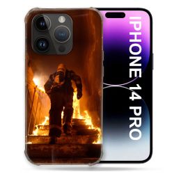 Coque Pour Iphone 14 Pro (6.1) Pompier Escalier