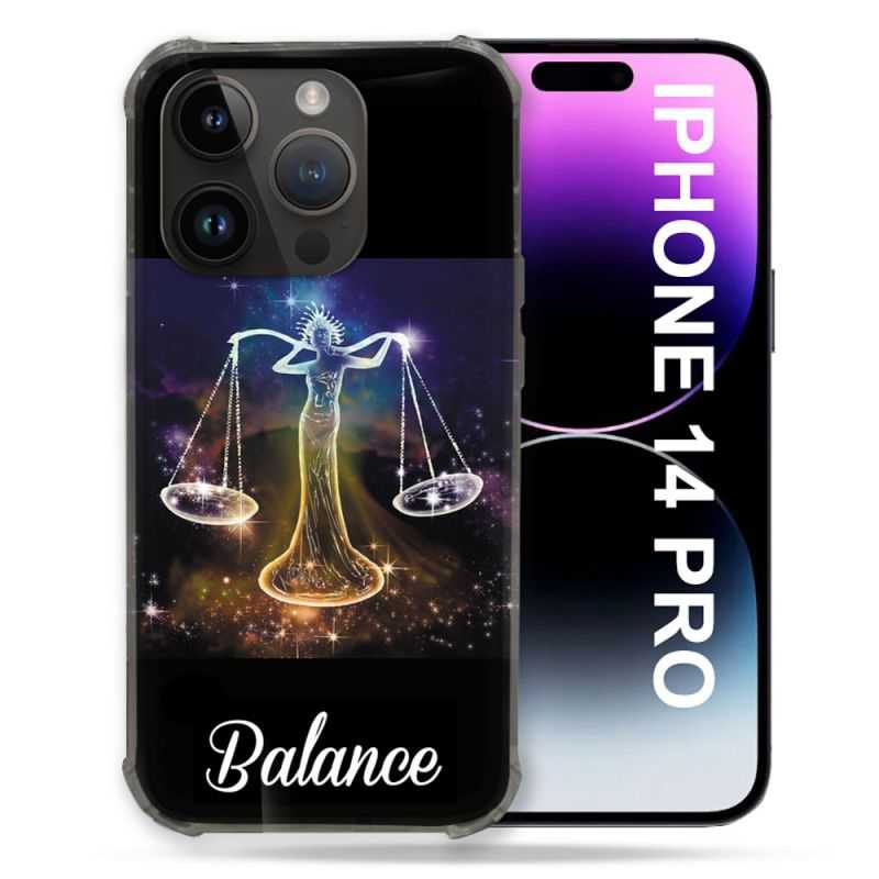Coque Pour Iphone 14 Pro (6.1) Signe Zodiaque 2 Balance