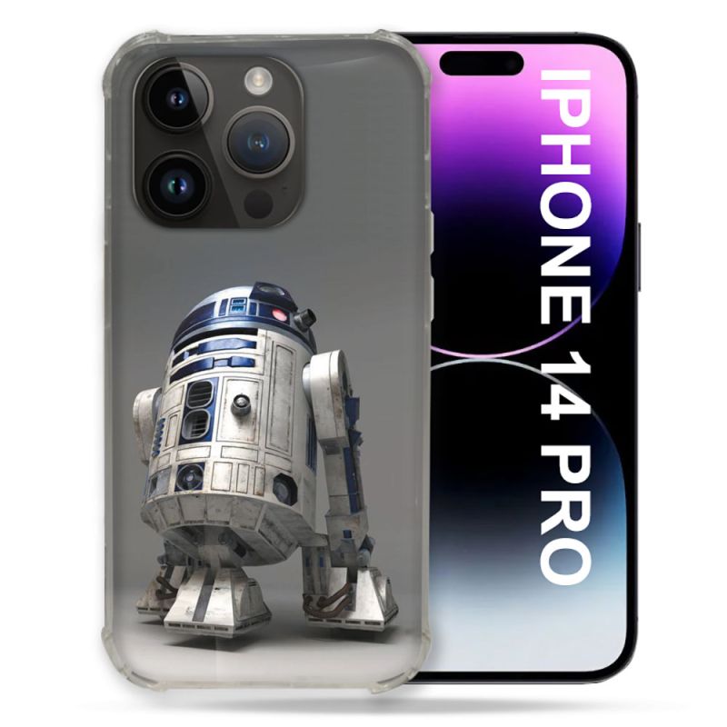 Coque Pour Iphone 14 Pro (6.1) Star Wars - R2D2