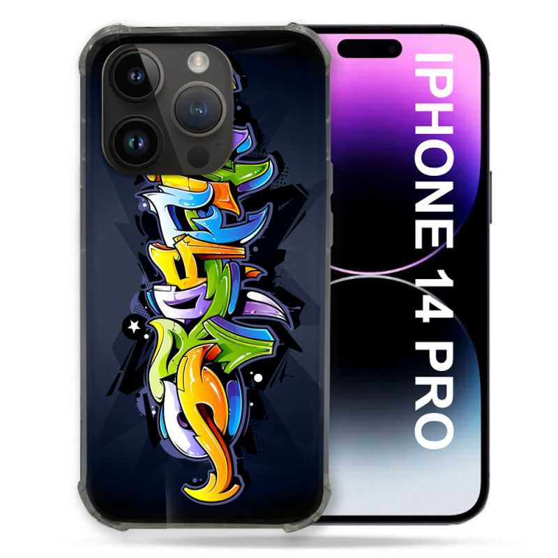 Coque Pour Iphone 14 Pro (6.1) Street Art Graffiti