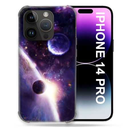 Coque Pour Iphone 14 Pro (6.1) Univers Planete Stellaire
