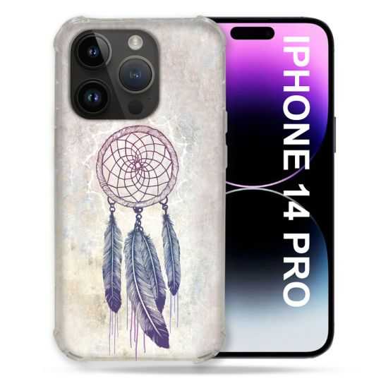 Coque Pour Iphone 14 Pro (6.1) Zen Attrape Reve Blanc