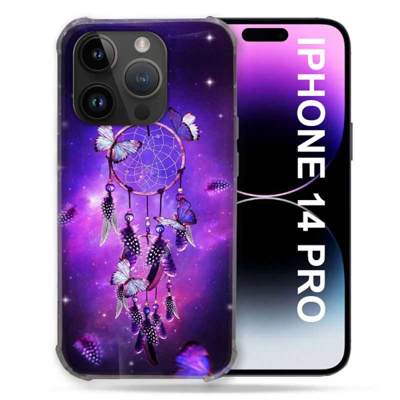 Coque Pour Iphone 14 Pro (6.1) Zen Attrape Reve Papillon