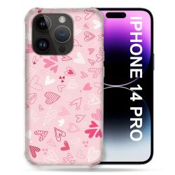 Coque Compatible MagSafe Pour Iphone 14 Pro (6.1) Amour Ptis Coeurs