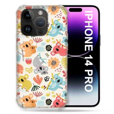 Coque Compatible MagSafe Pour Iphone 14 Pro (6.1) Animal Koala Pattern