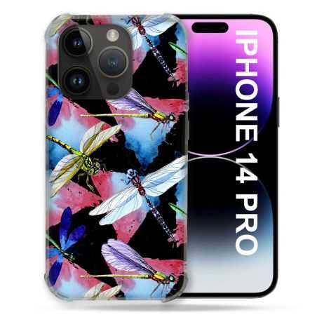 Coque Compatible MagSafe Pour Iphone 14 Pro (6.1) Animal Libellule
