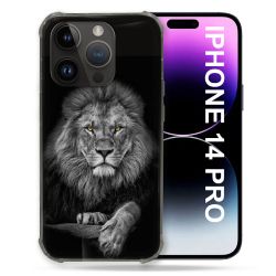 Coque Compatible MagSafe Pour Iphone 14 Pro (6.1) Animal Lion Majestueux
