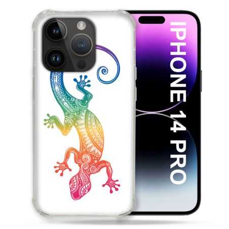 Coque Compatible MagSafe Pour Iphone 14 Pro (6.1) Animal Salamandre Color