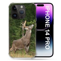 Coque Compatible MagSafe Pour Iphone 14 Pro (6.1) Chasse Cerf