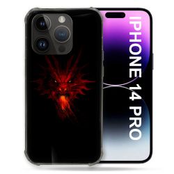 Coque Compatible MagSafe Pour Iphone 14 Pro (6.1) Fantastique Dragon Feu