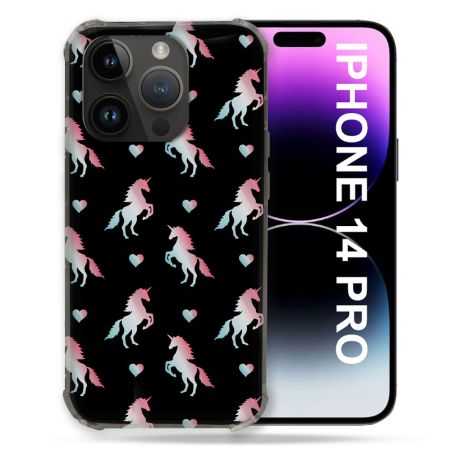 Coque Compatible MagSafe Pour Iphone 14 Pro (6.1) Fantastique Licorne Pattern