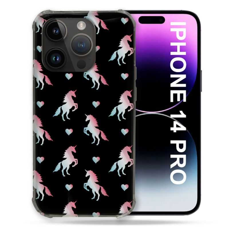 Coque Compatible MagSafe Pour Iphone 14 Pro (6.1) Fantastique Licorne Pattern