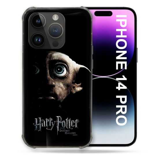 Coque Compatible MagSafe Pour Iphone 14 Pro (6.1) Harry Potter Hollows Dobby