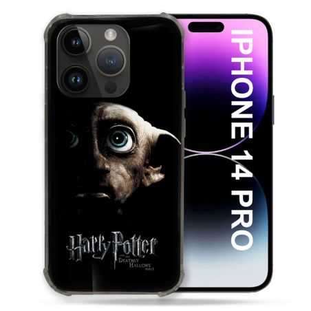 Coque Compatible MagSafe Pour Iphone 14 Pro (6.1) Harry Potter Hollows Dobby
