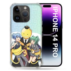 Coque Compatible MagSafe Pour Iphone 14 Pro (6.1) Manga Assassination Classroom Kuro Trio