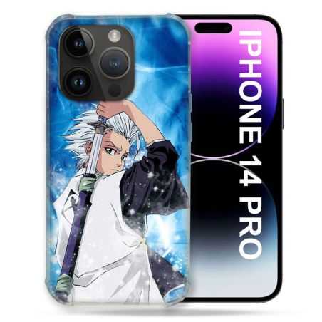 Coque Compatible MagSafe Pour Iphone 14 Pro (6.1) Manga Bleach Hitsugaya