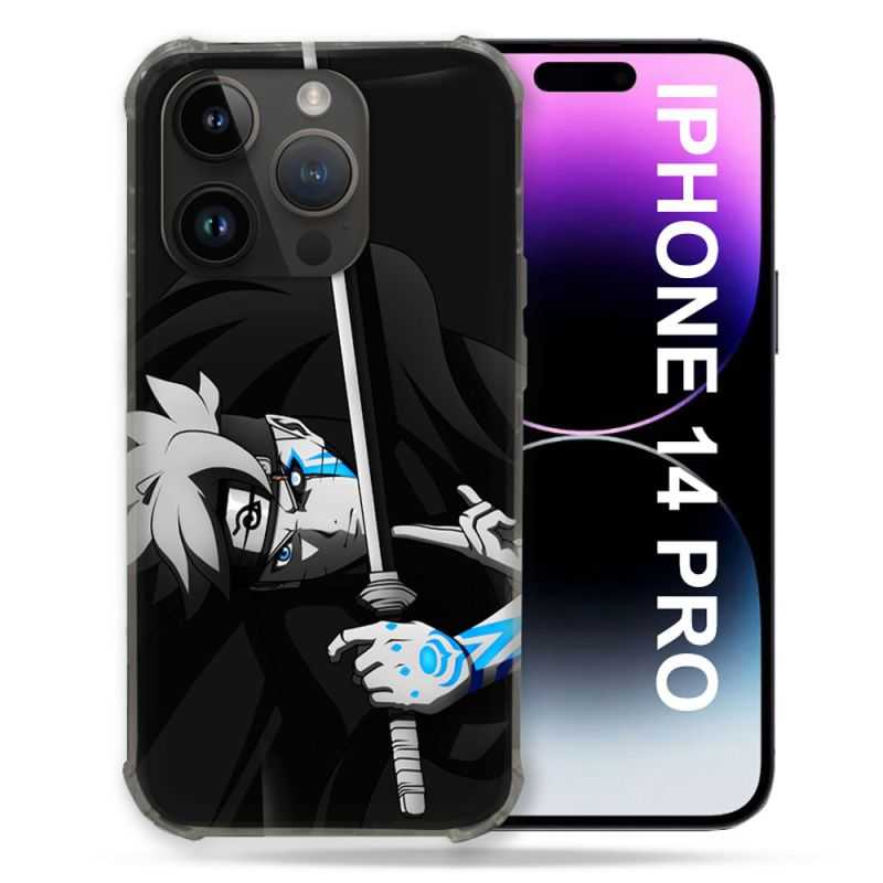 Coque Compatible MagSafe Pour Iphone 14 Pro (6.1) Manga Boruto Epée