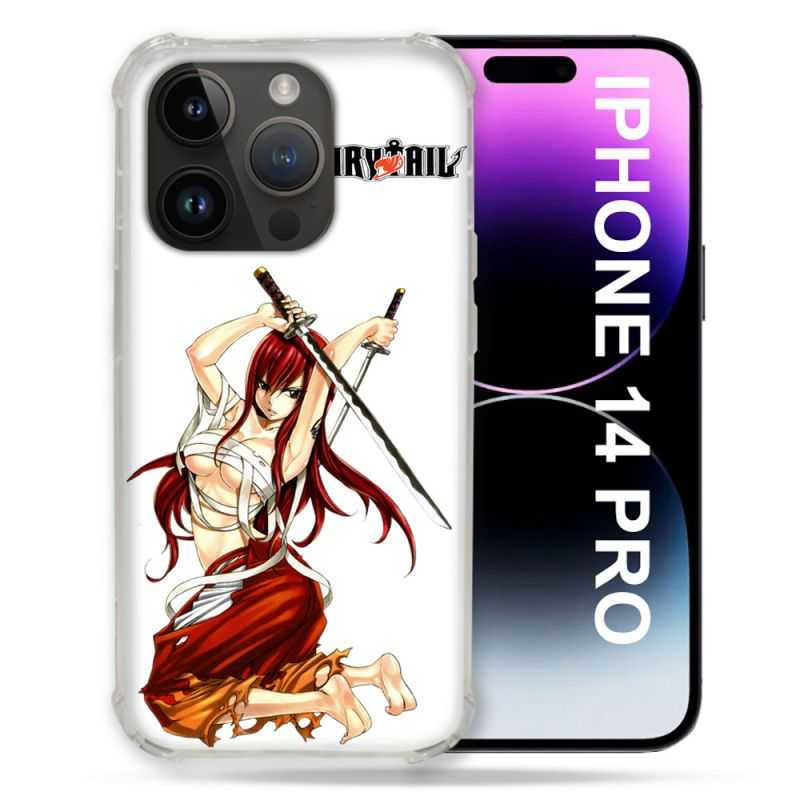 Coque Compatible MagSafe Pour Iphone 14 Pro (6.1) Manga Fairy Tail Erza