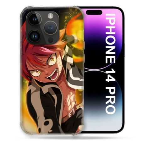Coque Compatible MagSafe Pour Iphone 14 Pro (6.1) Manga Fairy Tail Natsu