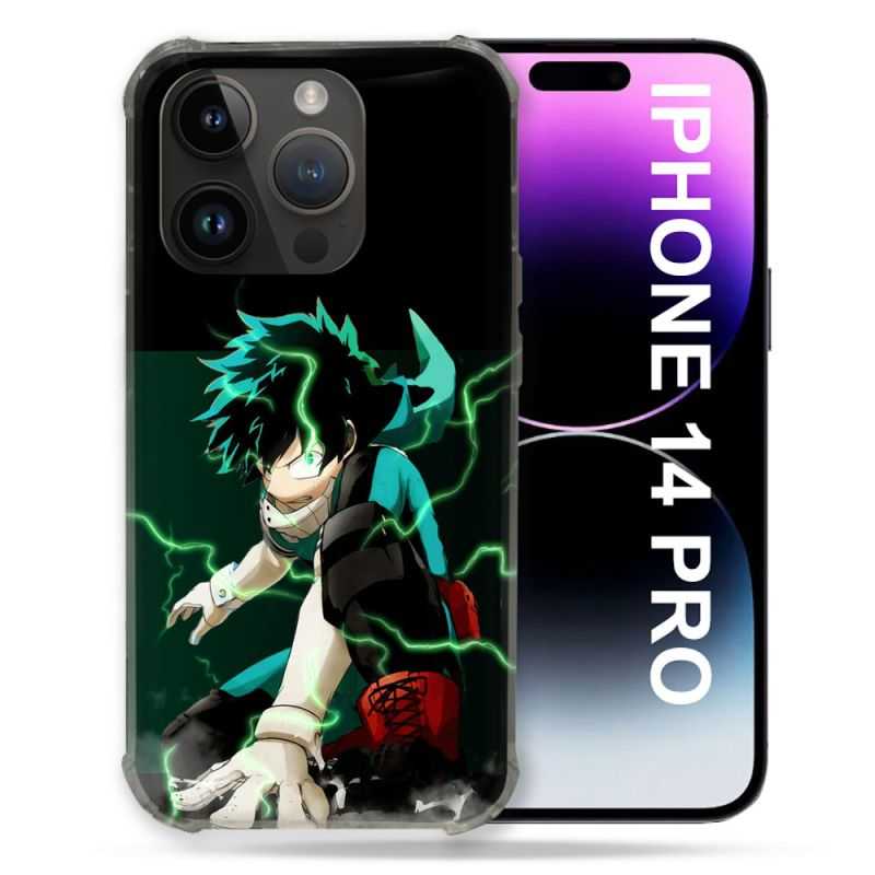 Coque Compatible MagSafe Pour Iphone 14 Pro (6.1) Manga My Hero Academia Deku