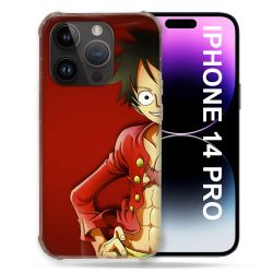 Coque Compatible MagSafe Pour Iphone 14 Pro (6.1) Manga One Piece Luffy