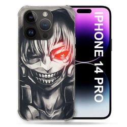 Coque Compatible MagSafe Pour Iphone 14 Pro (6.1) Manga Tokyo Ghoul Kaneki Noir