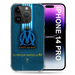 Coque Compatible MagSafe Pour Iphone 14 Pro (6.1) Olympique Marseille OM Bande