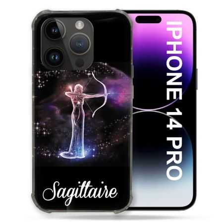 Coque Compatible MagSafe Pour Iphone 14 Pro (6.1) Signe Zodiaque 2 Sagittaire